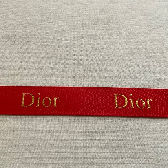 Louis Vuitton Orange Ribbon 38” & Dior Red Ribbon 34” NEW - Picture 9 of 14